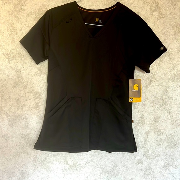 Carhartt Tops - Carhartt Cross Flex Force Scrub Top Black